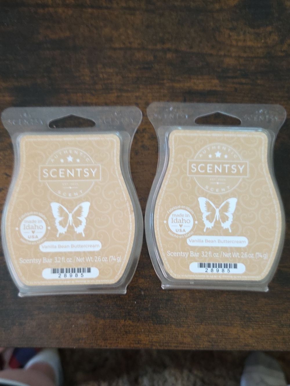 Scentsy Vanilla Bean Buttercream Wax Melt Bars - 2